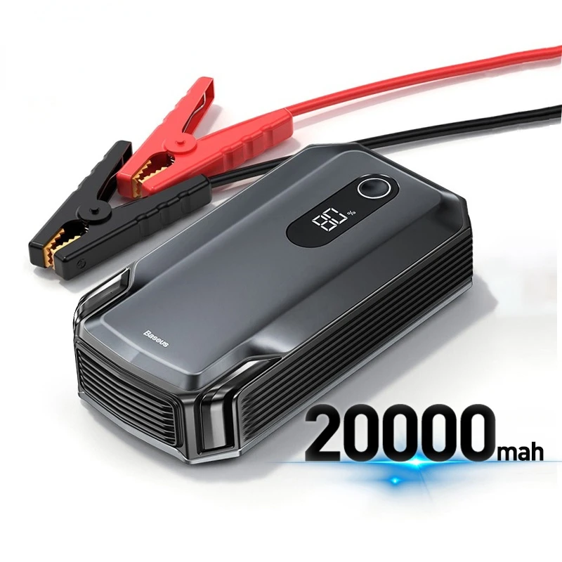 

Baseus 20000mAh Car Jump Starter Power Bank 2000A 1000A Car Battery Charger Auto Emergency Booster Starting Device Jump Start