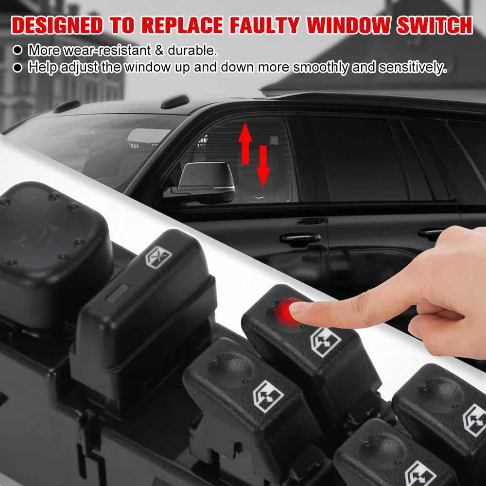 Переключатель Стеклоподъемника 15883319 12 В для Hummer H2 Chevrolet Suburban подчеркивающий GMC Yukon