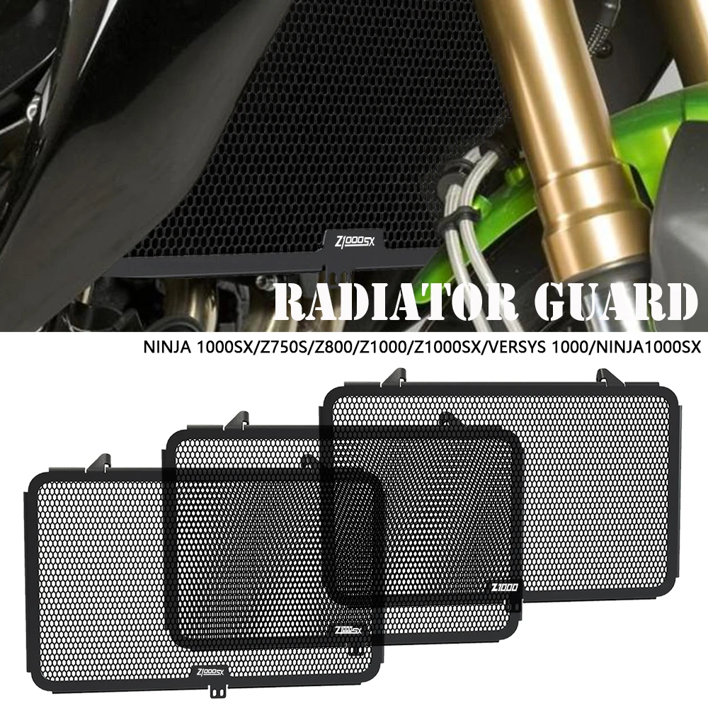 

For Kawasaki Z1000/Z1000SX 2010 2011 2012 2013 2014 2015 2016 2017 2018 2019 Motorcycle Radiator Guard Grille Protector Cover