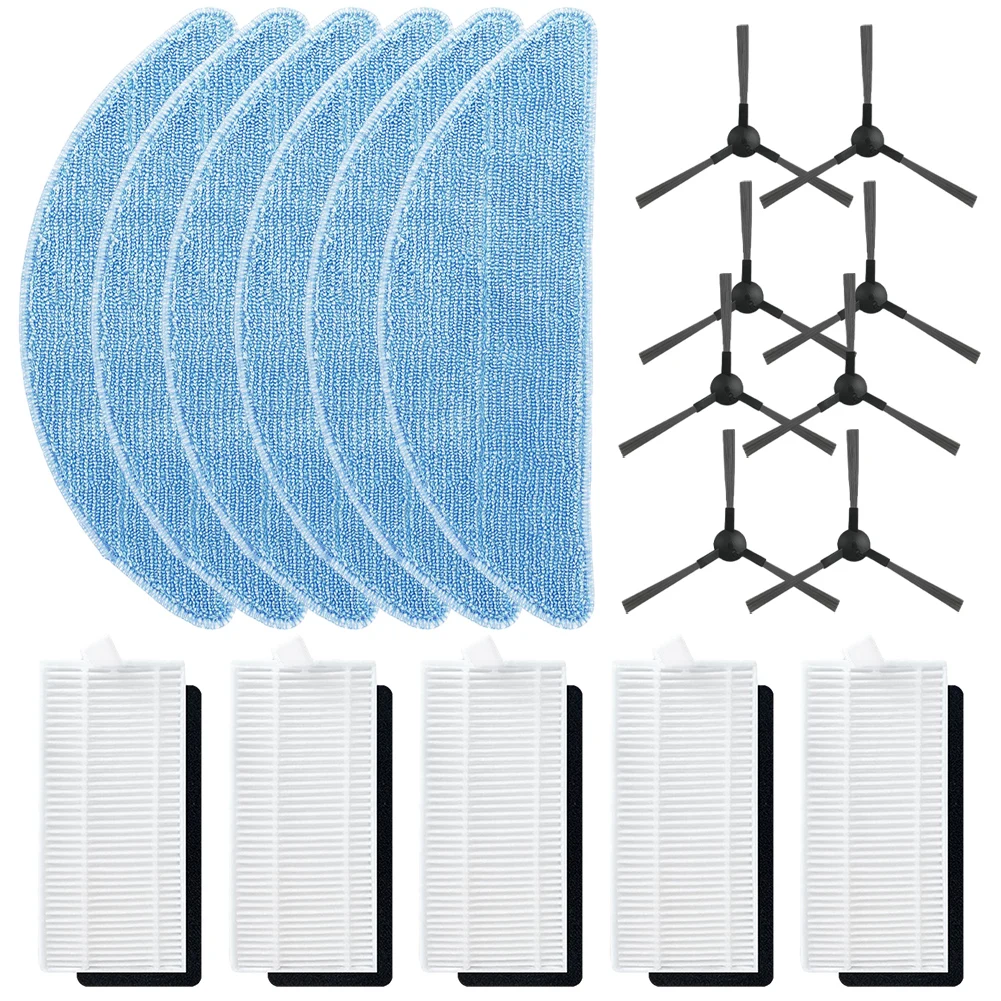

Для робота Tesvor S7 Pro, боковая щетка, фильтр, тряпочка для швабры, товары для уборки дома