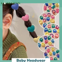 baby elastic hair bands girls headband cute rainbow colors finger kids elastic headwear diy braids child hair accessories soft