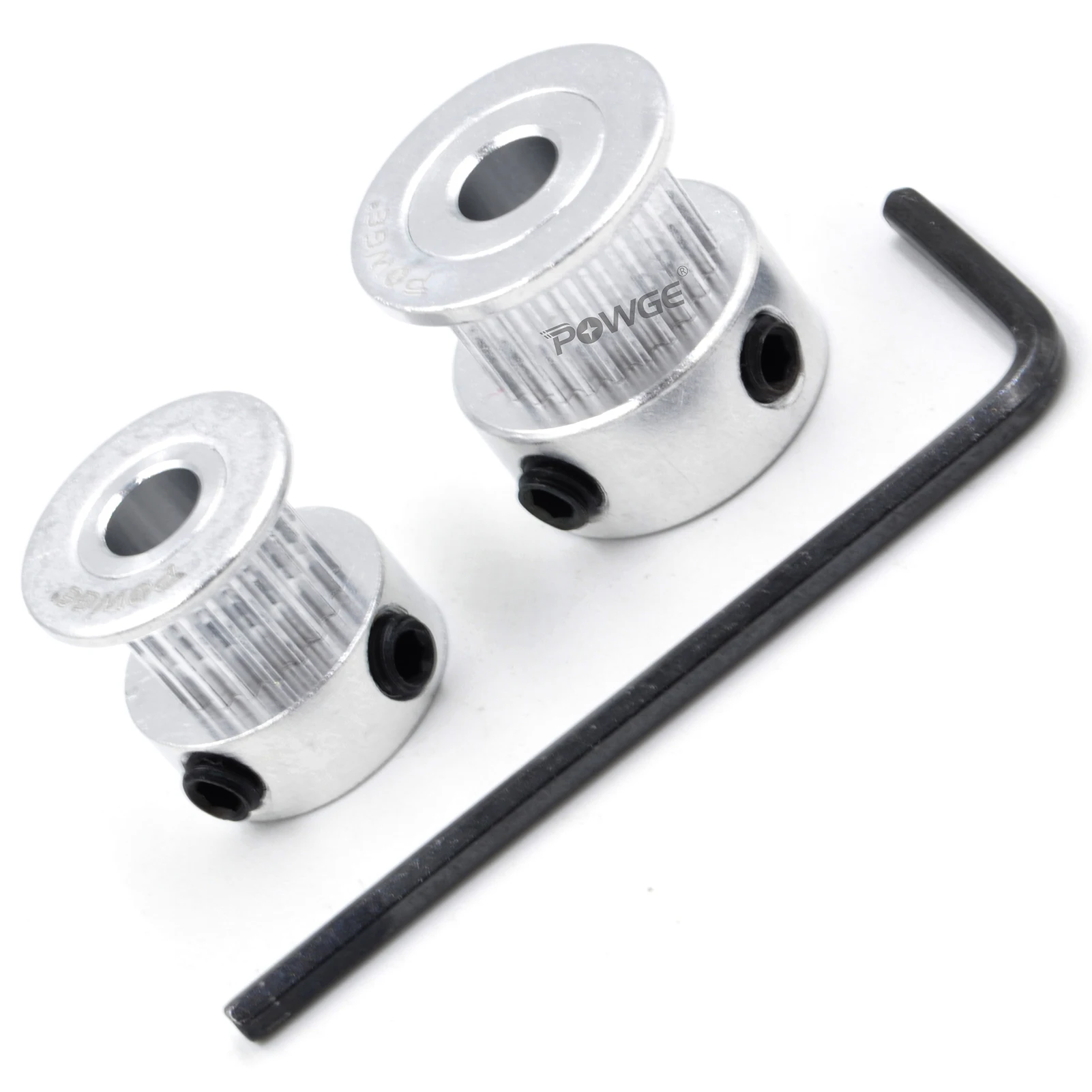 Фото POWGE GT 21 26 40 52 зубца 1,5GT 1,5 м Отверстие шкива ГРМ 5 мм для 1,5GT Ширина ремня ГРМ 6/9/10 мм маленькая люфта 21T 26T 40T 52T №3