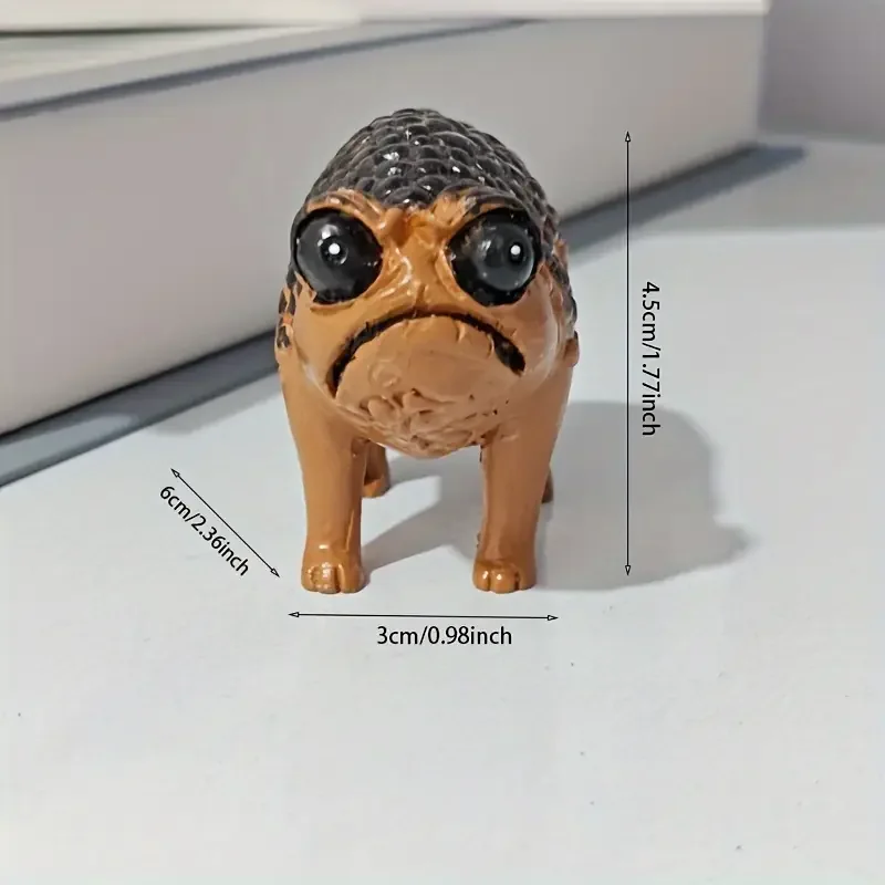 

Статуэтка Гневной Африканской Лягушки-бонсай из пластика