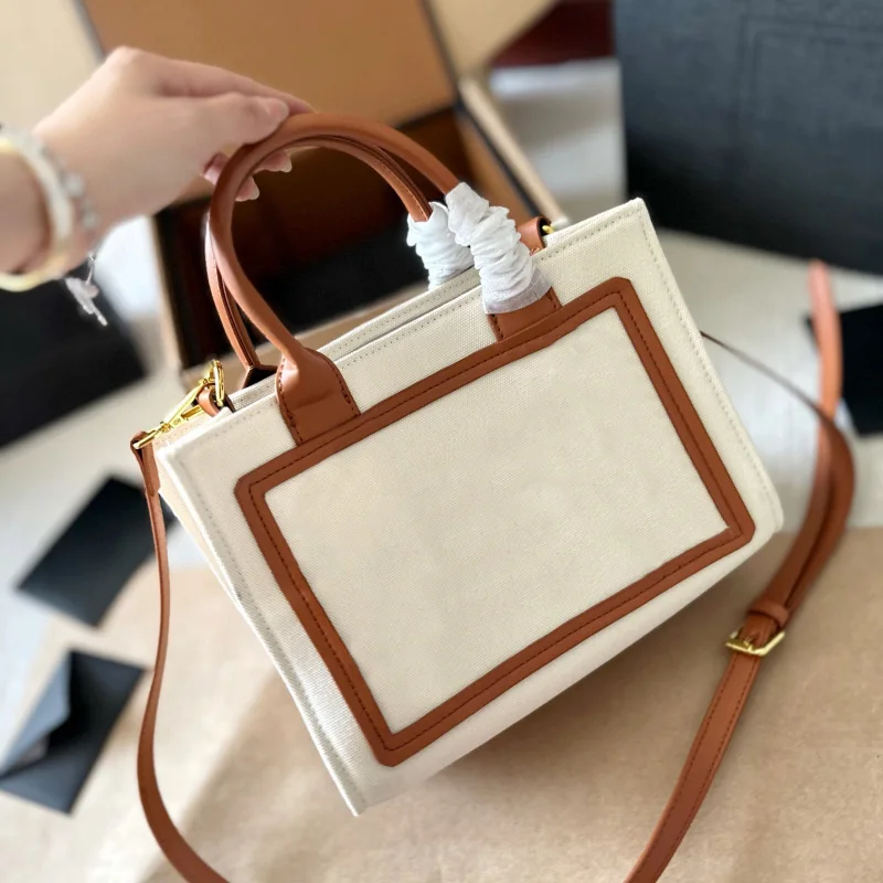 

Shoulder Canvas Handbag Fashion Luxury Designer Classic Simple Large Capacity Mommy Bag Commuter Casual Handbags For Woman