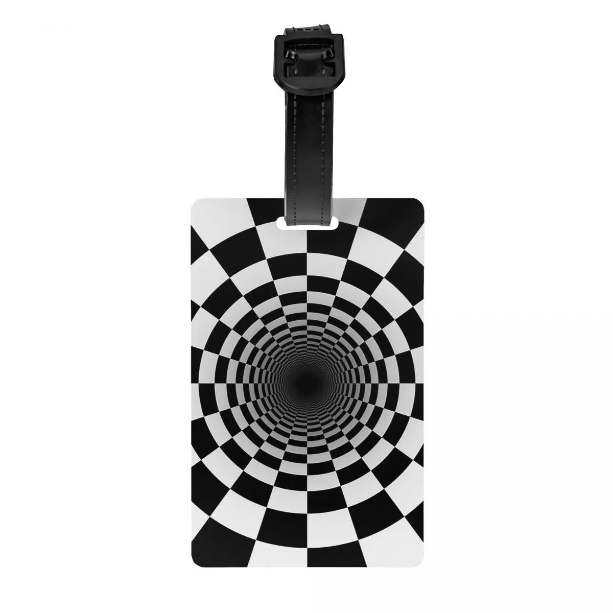 

Luggage Tags 3D Vortex Illusion Suitcase PVC Plastic Travel Accessories Label ID Address Luggage Bag Case Tags Men Suitcase Tag