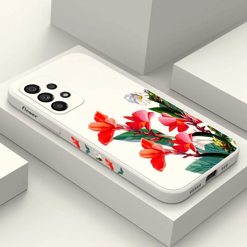 

Azalea Lily Case For Samsung A54 A34 A73 A53 A33 A23 A14 A13 A04 A04S A04E A03 A03S A72 A52 A52S A32 A22 A12 A71 A51 4G 5G