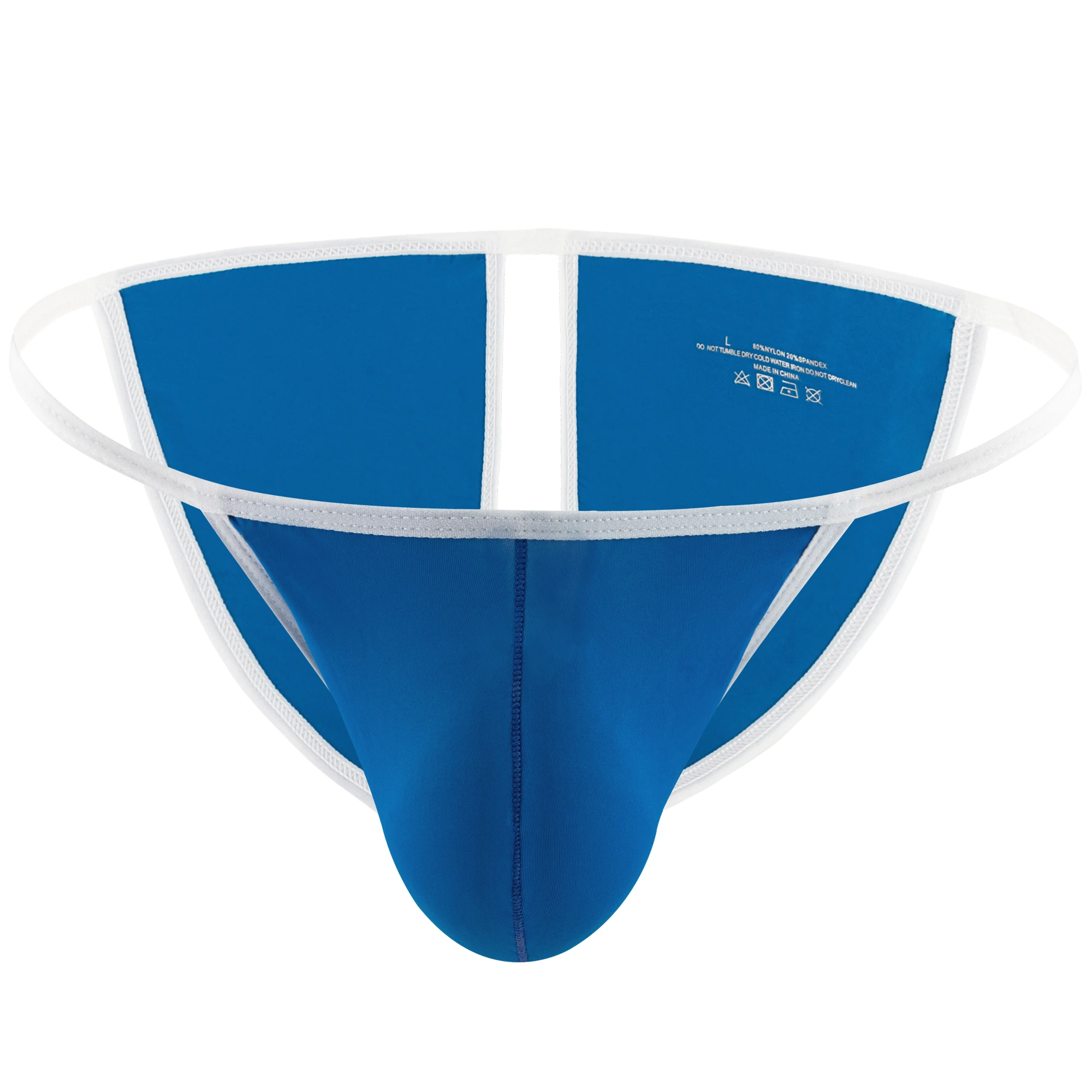 FYXLJJ 4pcs/lot Men Penis Pouch G-string and Thong Sexy Low-Rise Underwear Open Butt T-back Panites Underpant Bulge Pouch Briefs