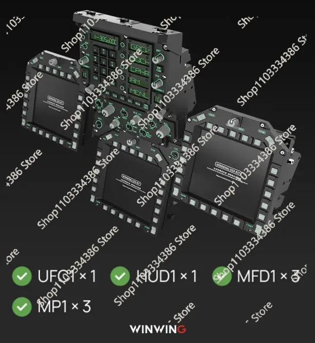 Моделирование полета MFD DDI DCS HUD на приборной панели перед кабиной самолета Geyisheng F18