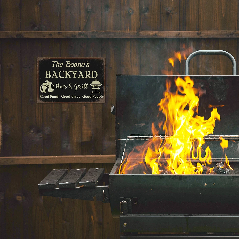 Декоративный персонализированный знак Putuo для заднего двора украшения барбекю