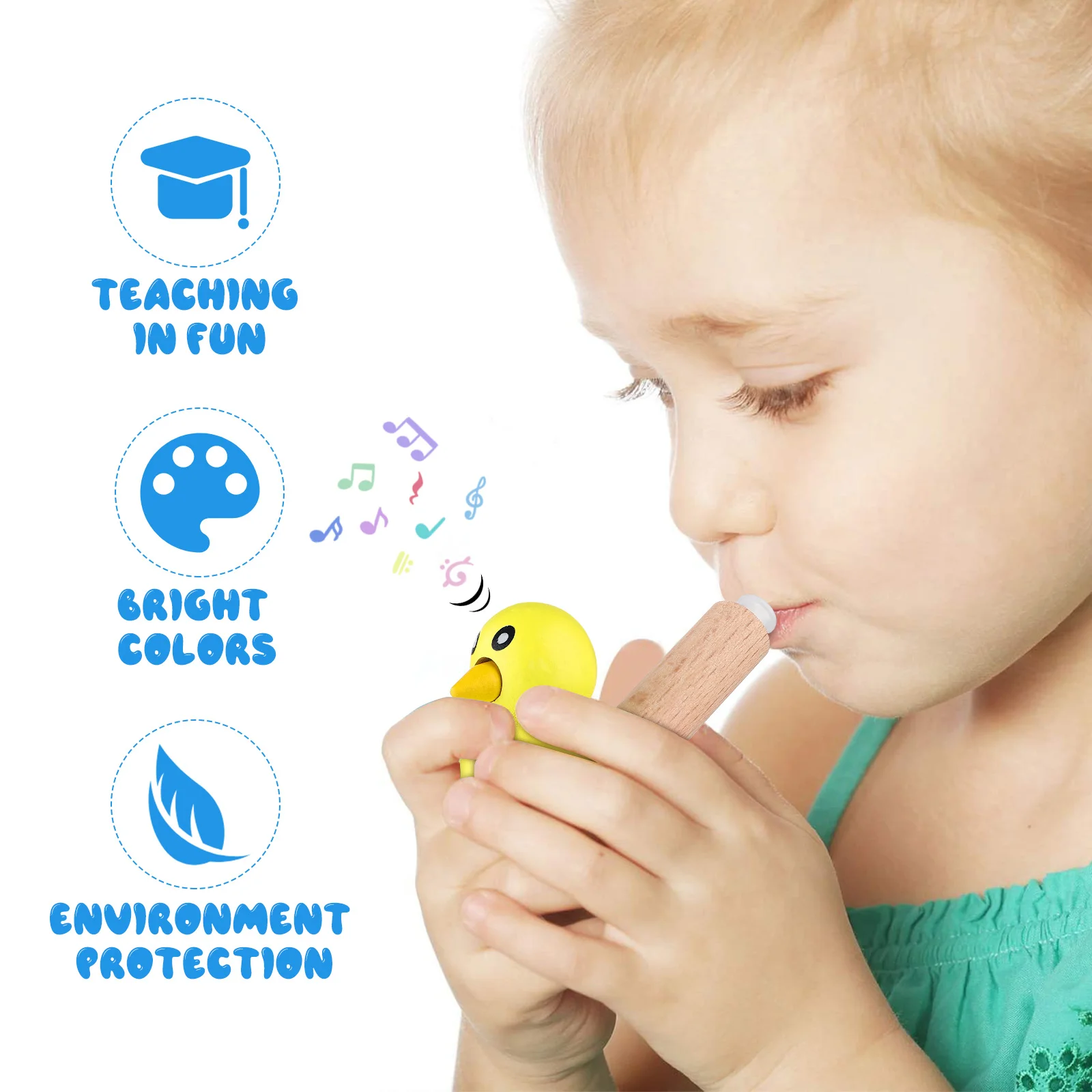 15 шт. свисток с дизайном птицы мультяшные свистки в форме игрушек детские