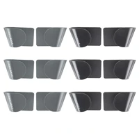 6 pairs of adhesive holders stand pot lid hanger cutting board holder pan cover holder cookware holder wall hanging racks