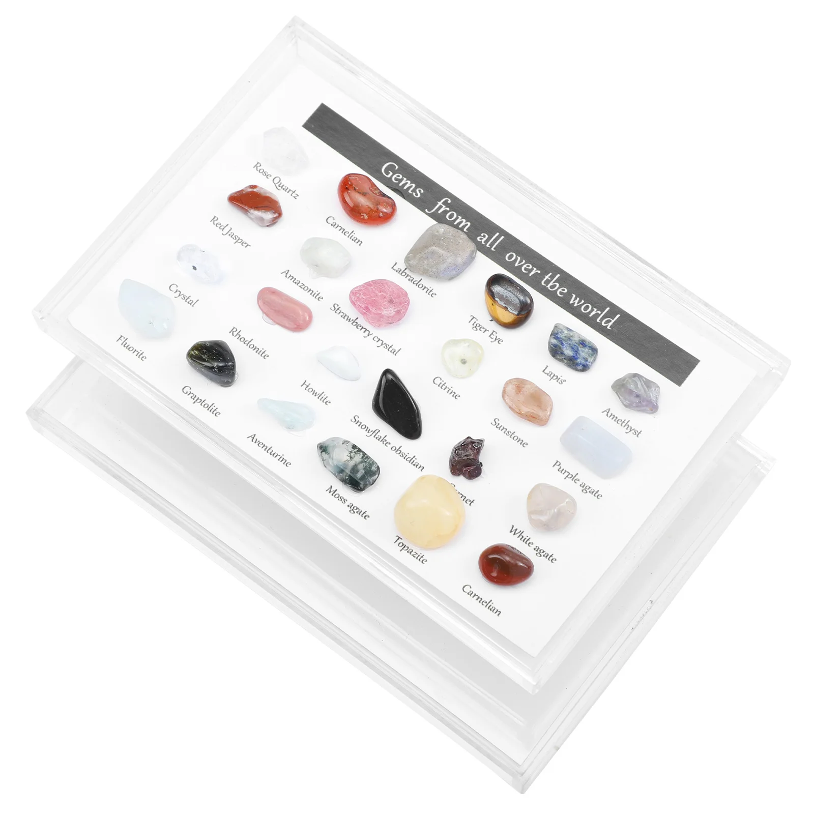 

1 Box Mineral Decors Stone Desktop Adorns Irregular Stone Adorns Mineral Samples