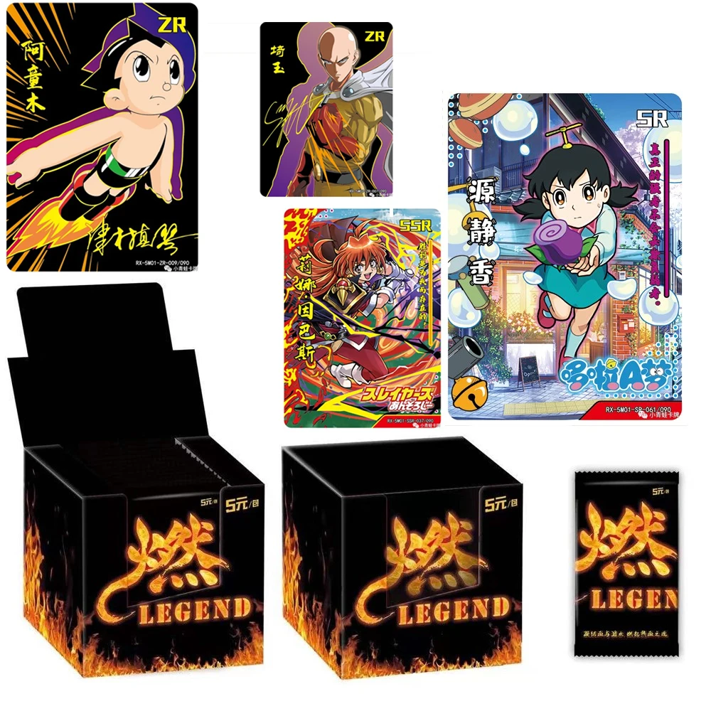 FIRE LEGEND Collection Cards Anime Figures Card Child Kids B