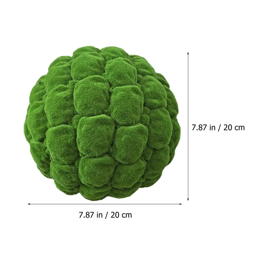 Флокированные украшения из искусственного мха украшение в виде шарика шарики