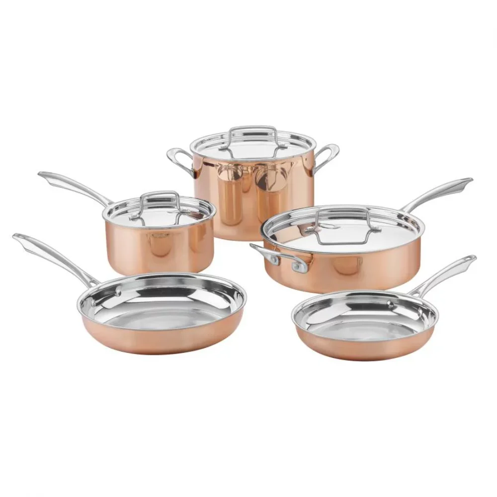 

Cuisinart Copper Collection 8 Piece Set (Copper Tri-Ply Cookware)