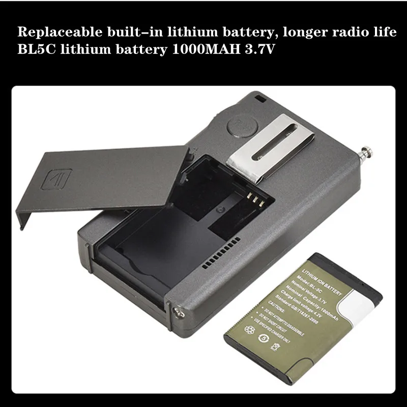 FM/MW/SW/AIR/CB Полнодиапазонный ЖК-экран цифровой точечный матричный дисплей радио