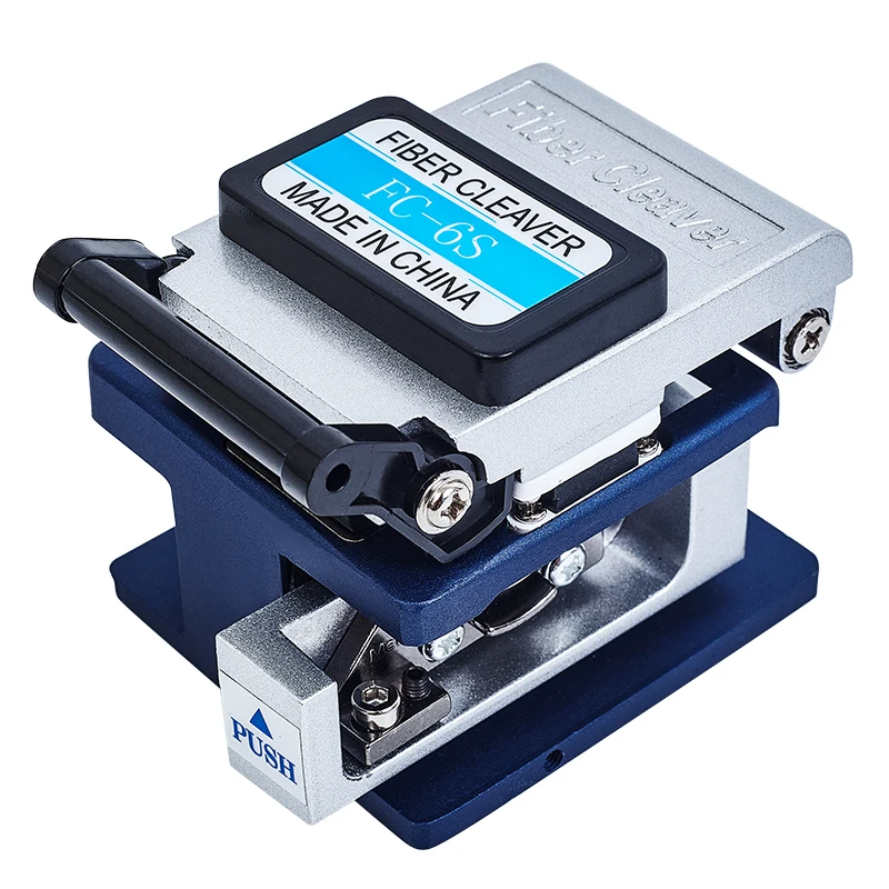 DEBAOFU 12pcs/set Fiber Optic FTTH Cold connection Tool Kit  FC-6S Fiber Cleaver Optical Power Meter 10km Visual Fault Locator