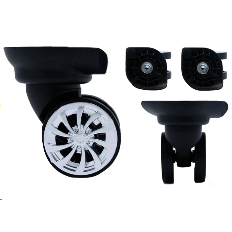 

1 pair A18 Suitcase Luggage Universal 360 Degree Swivel Wheels Repair Accessories Trolley Wheel Parts for Women Men