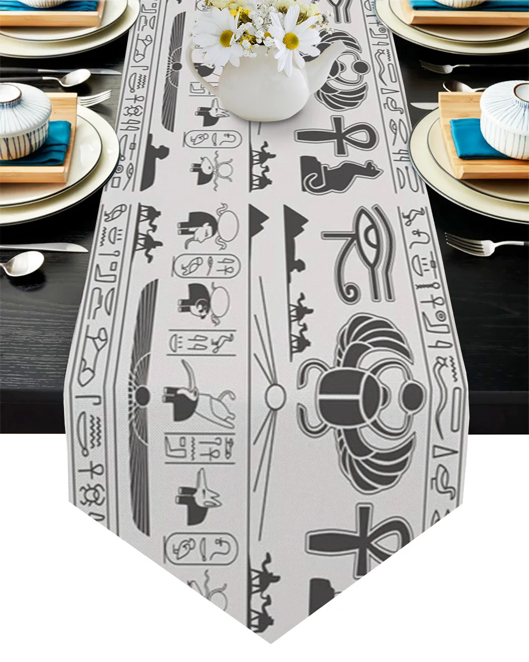 

Скатерть с изображением иконы животных и насекомых, Современное украшение для дома, свадебная Праздничная скатерть, чехол для журнального ...