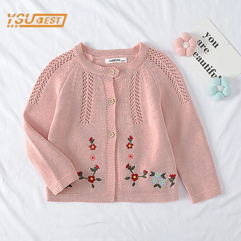 

Детский однотонный Кардиган с длинным рукавом, с вырезами