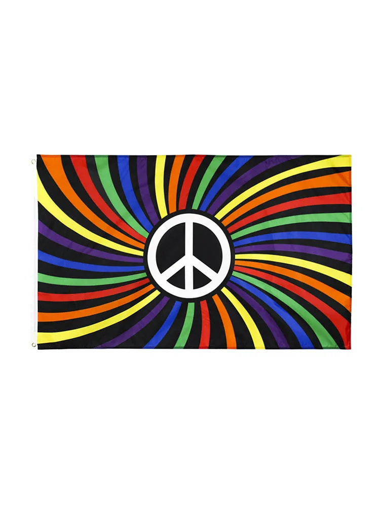 

Rainbow Flag High-quality Polyester Pride Flag Banner 90x150CM