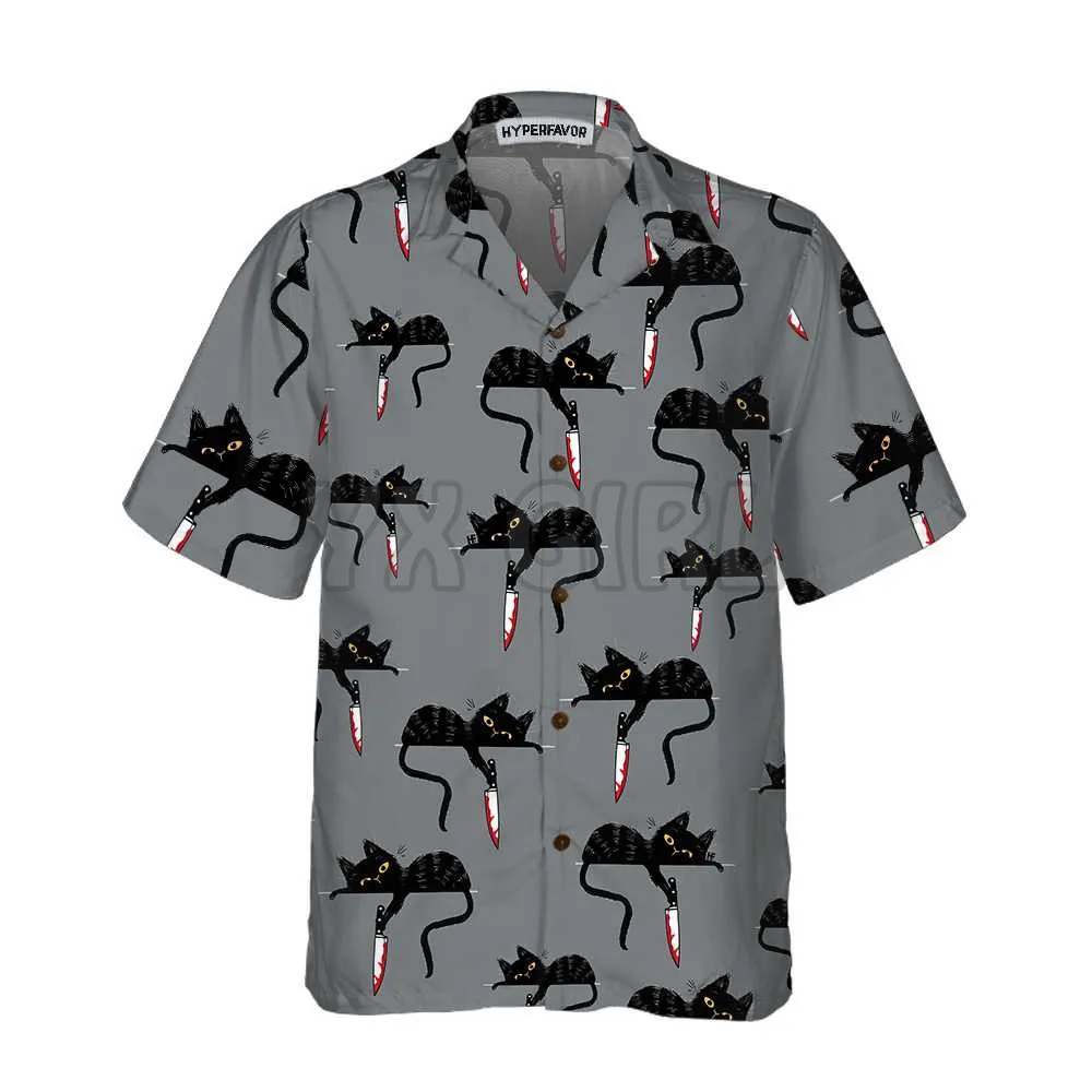 Cats Saint Patrick's Day Hawaiian Shirt 3D All Over Printed Hawaiian Shirt Men's For Women's Harajuku Casual Shirt Unisex