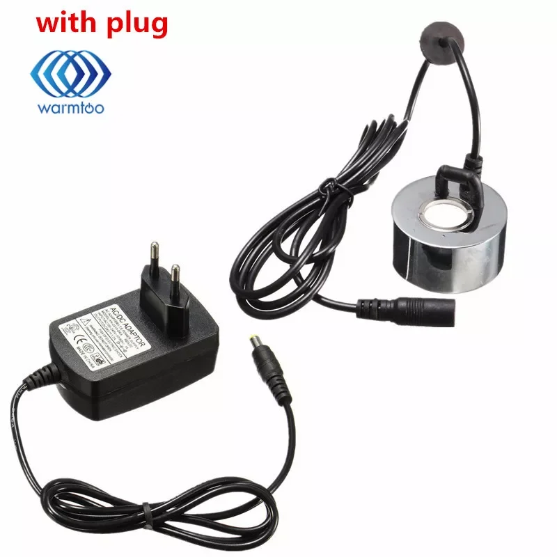 

45mm Ultrasonic Mini Humidifier Mist Maker Fogger Water Fountain Pond Atomizer Nebulizer Head Air Humidifier EU Plug For Home