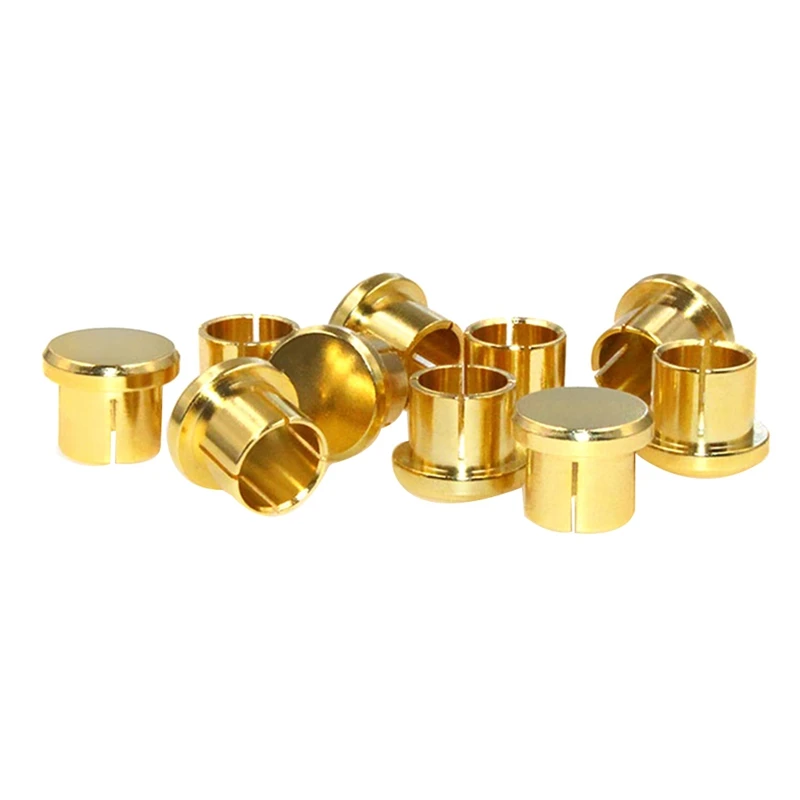 

TOP 8Pcs Gold Plated RCA Protection Cap Plug Short-Circuit Socket Phono Connector Shielding Plug Socket Protection Cover Cap