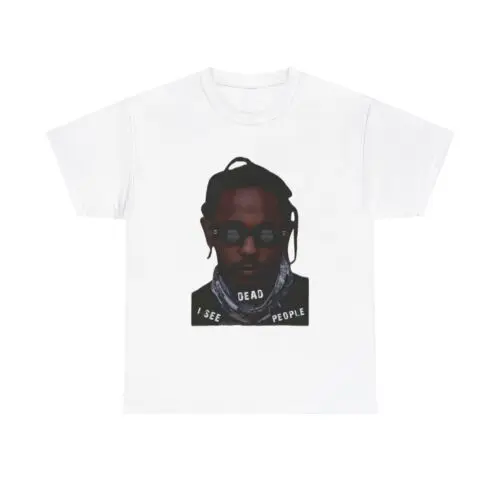 Фото Футболка с надписью «I See Dead People», «Kendrick Lamar» №1