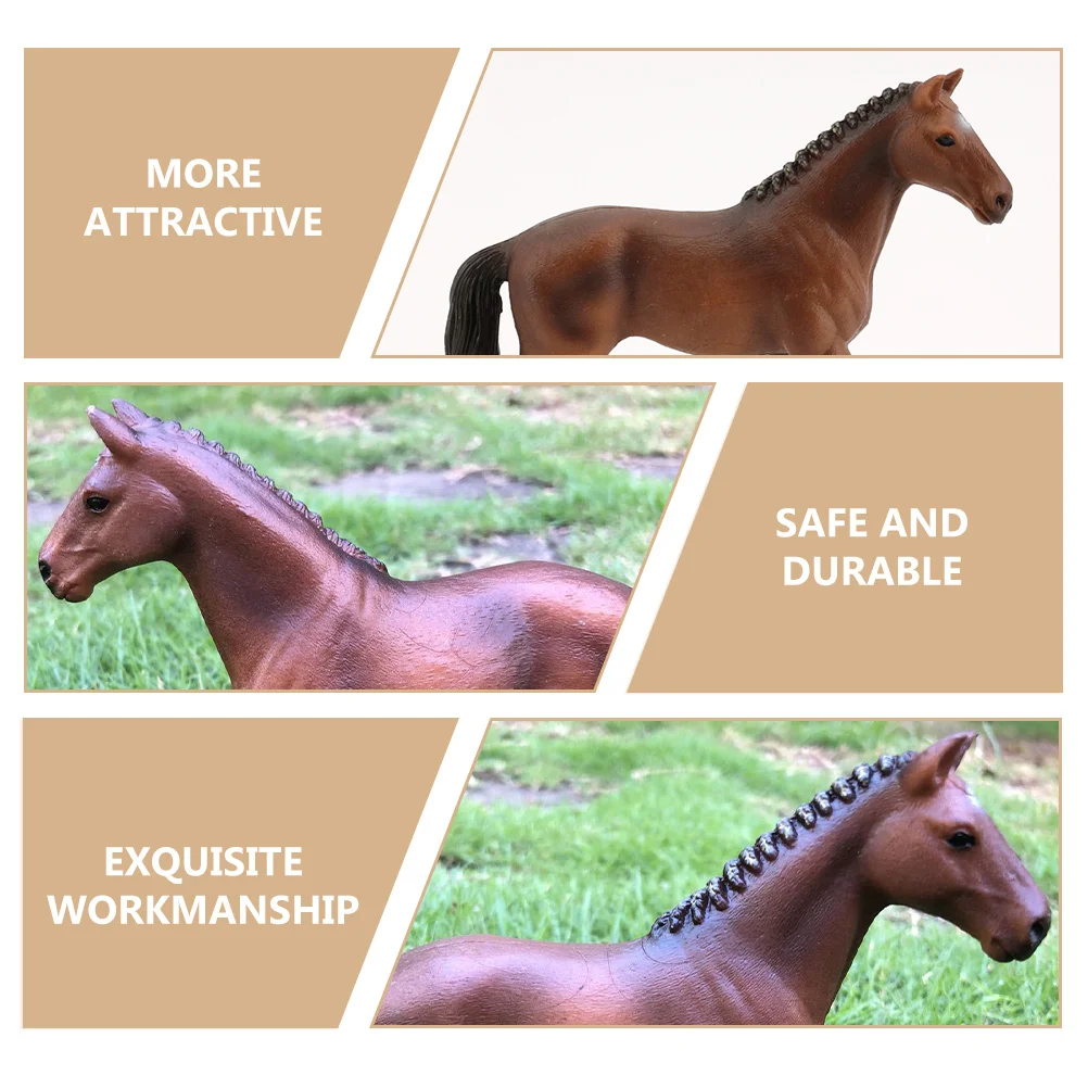 Ганноверская модель лошади Hanoverian детский дикий декор украшение для дома игрушка