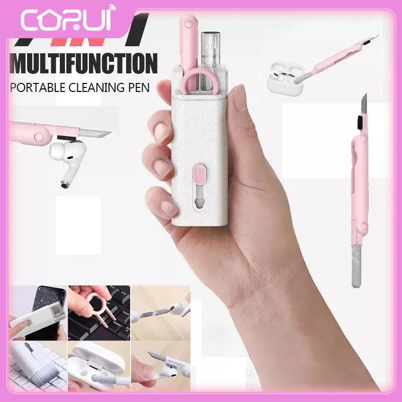 

Multifunctional Cleaner Keycap Puller Kit Retractable Earphone Cleaning Pen Lectronics Cleaner Earphone Cleaning Tools