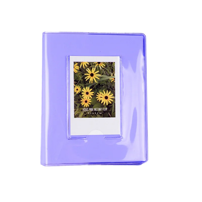 

64 Карманный фотоальбом серии Jelly, 3 дюйма, прозрачный мини фотоальбом, вставка ПП-фотоальбом, визитная карточка, Альбом Polaroid, подарок