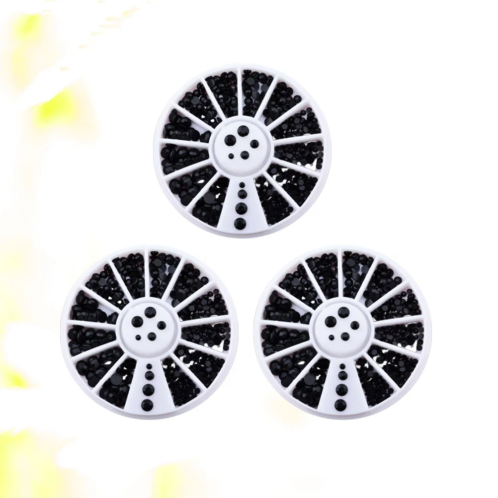 3 шт. 2 мм декоративная дрель для ногтей изысканная маникюрная с плоским дном и