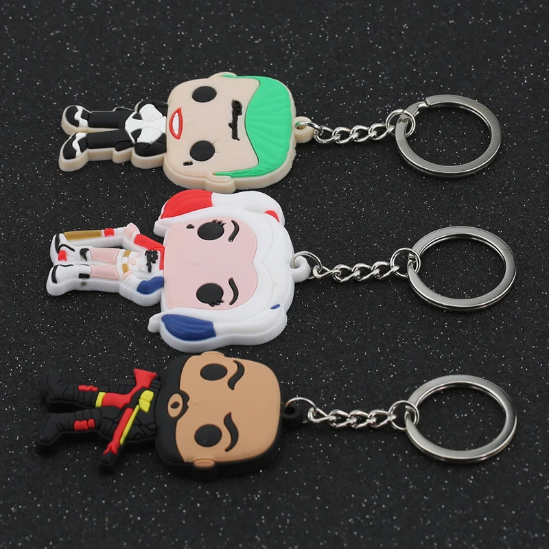 Брелок для ключей Квадрокоптер Джаред Лето Джокер Марго Робби Квинс Уилл Смит