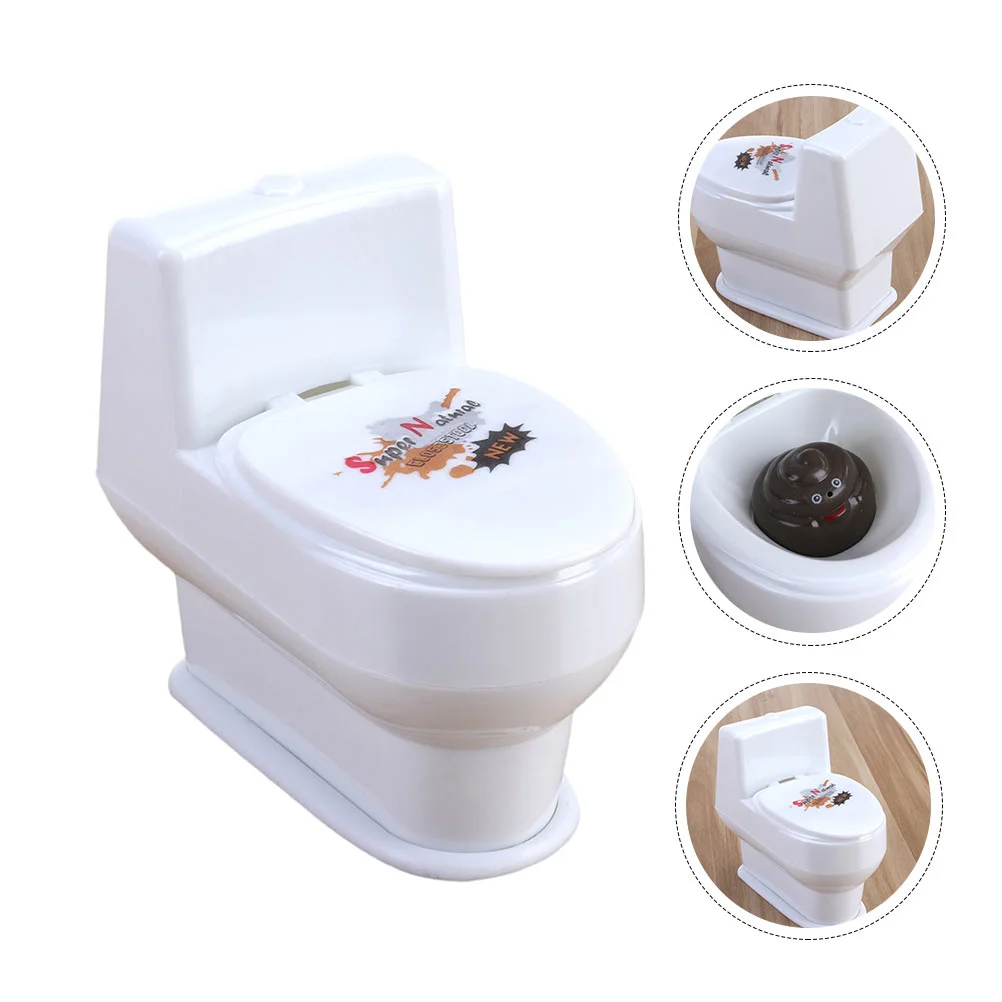 

Toy Toilet Prank Closestool Mini Pooppranks Squirt Water Adorable Joke Kids Gift Adults Game Fake Gifts Kit Tiny Stool3D Trick
