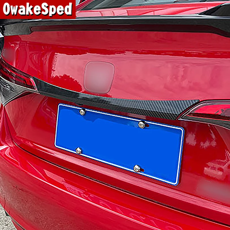 

Автомобильные аксессуары, полоса на заднюю и заднюю дверь багажника, декоративная отделка рамы бампера, цветная наклейка из углеродного во...