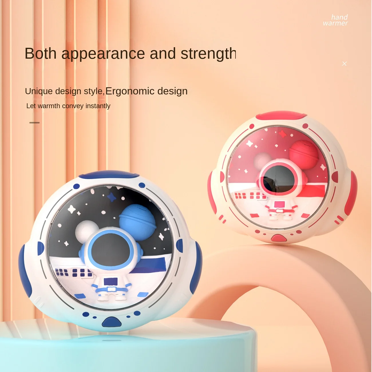 

New Astronaut Hand Warmer USB Rechargeable Portable Mini Night Light Spaceman Hand Warmer Gift Present Hand Warmers