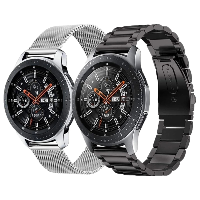 

For Samsung Galaxy Watch 3 20mm 45mm41mm Stainless Steel Strap Mesh Bracelet 22mm For Huawei GT2 Pro/Active2/GT2e/GT2 46mm Strap