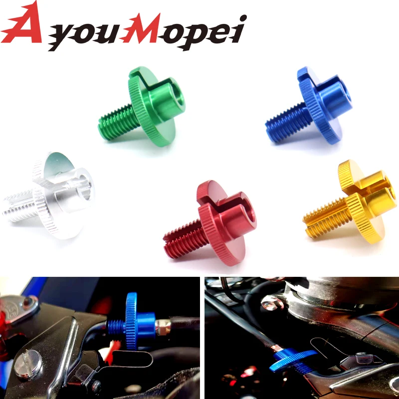 

Clutch Cable Wire Adjuster For SUZUKI GSXR600 GSXR750 GSXR1000 GSX-S1000/F TL1000S GSXR GSXS Motorcycle Accessories M10 Screw