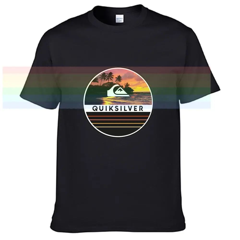 

Quiksilvers T Shirt logo Custom Print shirt For Men Edition Unisex lovers' surfing T-shirt Cotton Amazing Short Sleeve Tops N02
