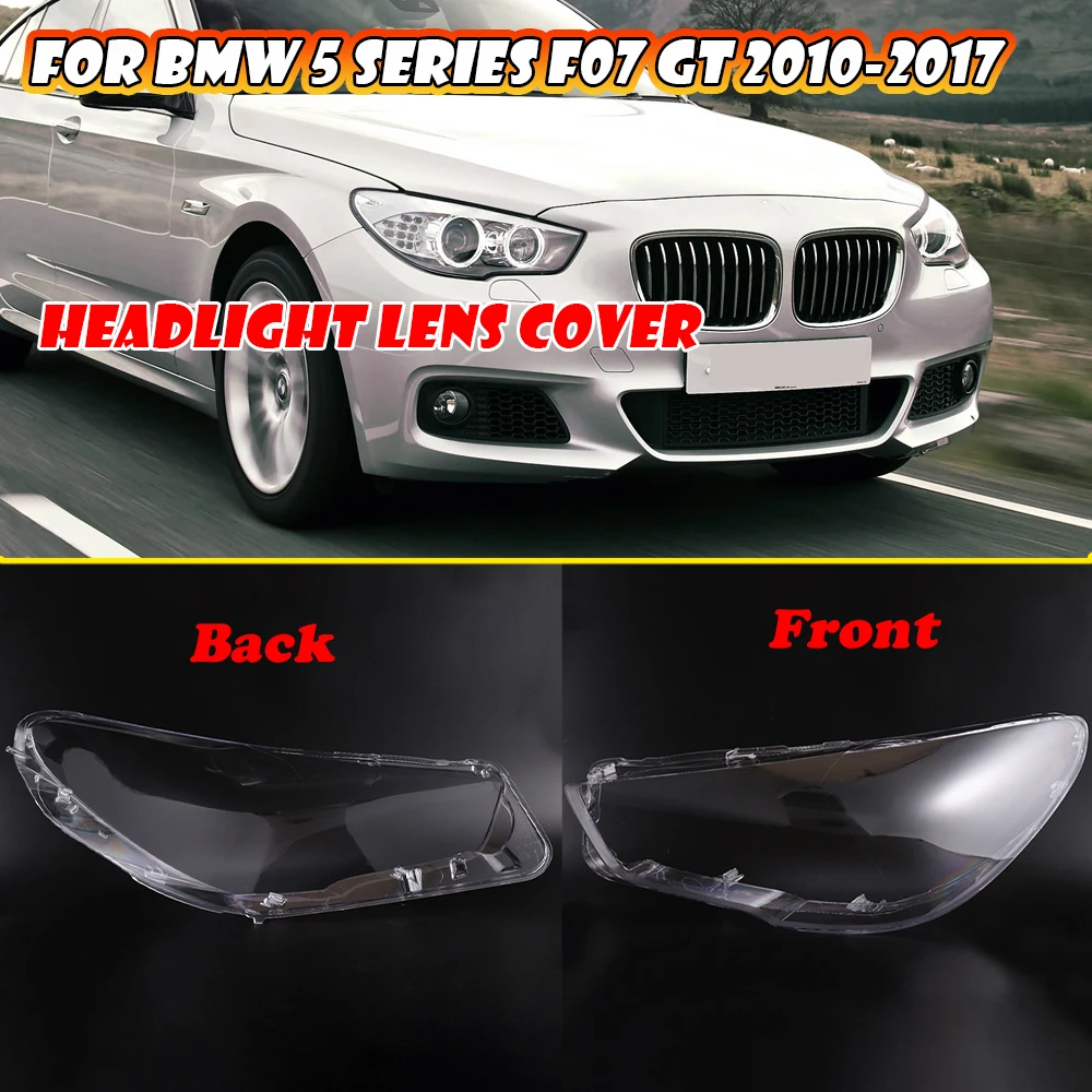 Чехол для передней фары автомобиля, водонепроницаемый яркий Чехол для передней фары, чехол для BMW 5 серии F07 2010-2017 GT525 GT530 GT535 GT550