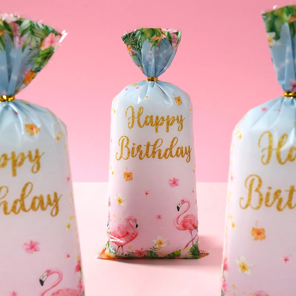 Гавайский фламинго печенье десертная сумка сумки для конфет декор вечеринки в