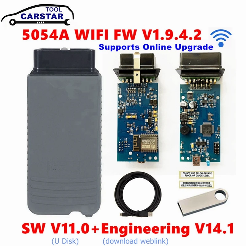 Новейшая версия 5054A V1.9.4.2 WIFI поддерживает ODIS V23.0.0 Обложка всех функций 5054 и 6154 для VAG UDS может обновляться онлайн