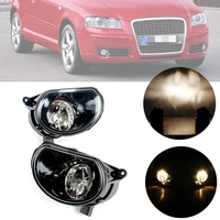 front bumper fog lamp light with bulbs for audi a3 2004 2005 2006 2007 2008 8p0941699a8p0941700a