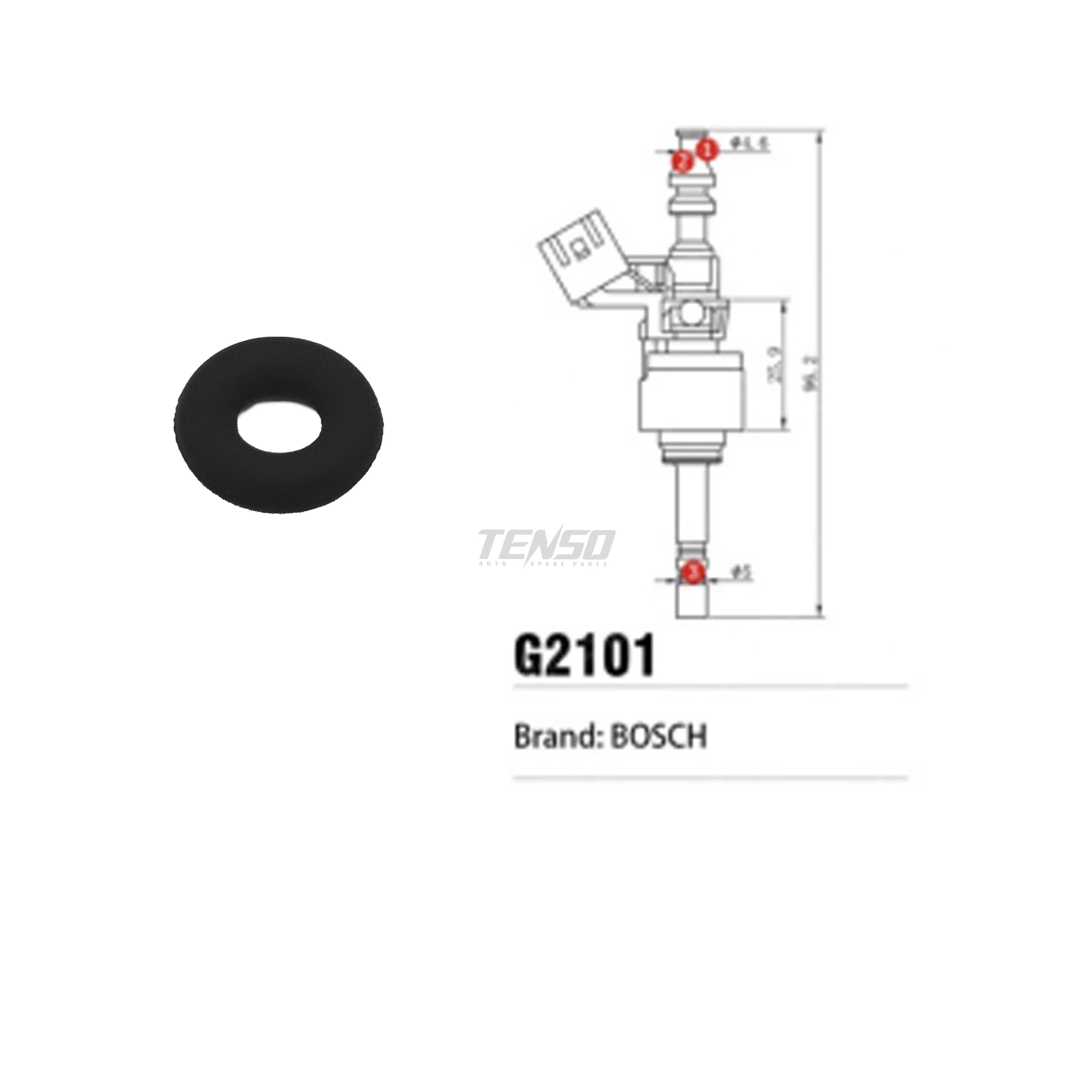 

GDI ремонтные наборы деталей топливной форсунки для BOSCH TS-g2101