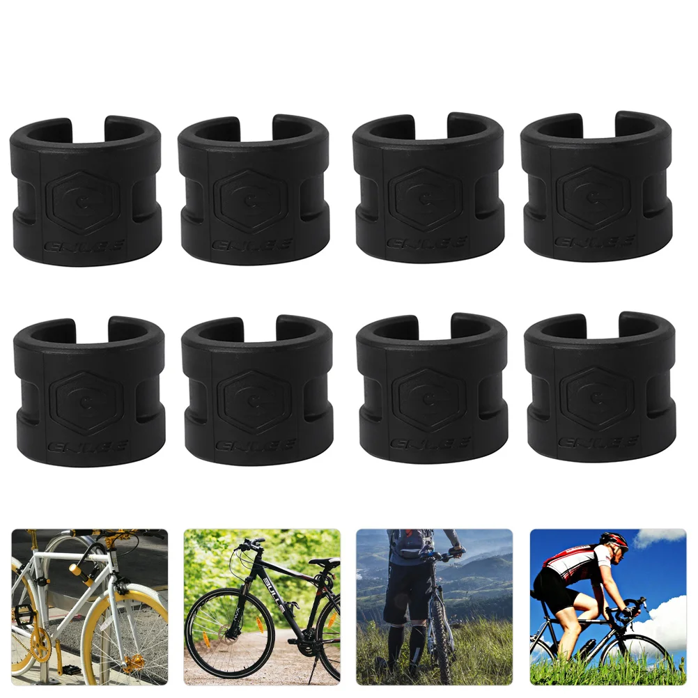 

8 Pcs Bicycle Chain Guard Bike Rear Fork Protective Ring MTB Protector Accessory Dirt Bikes Chainstay Off-road