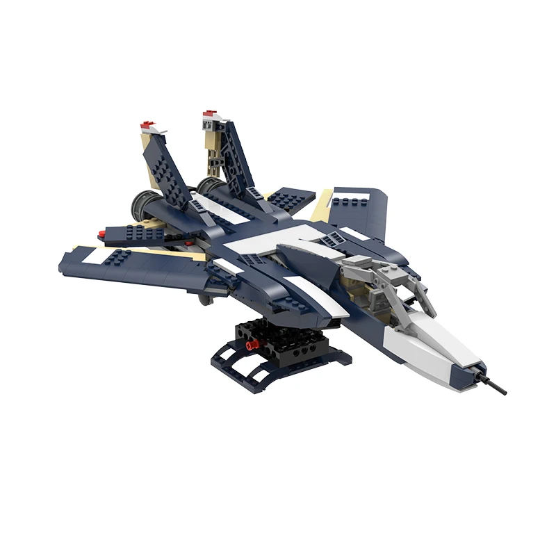 Конструктор MOC Fighter Pilot строительные блоки кирпичи коты истребитель