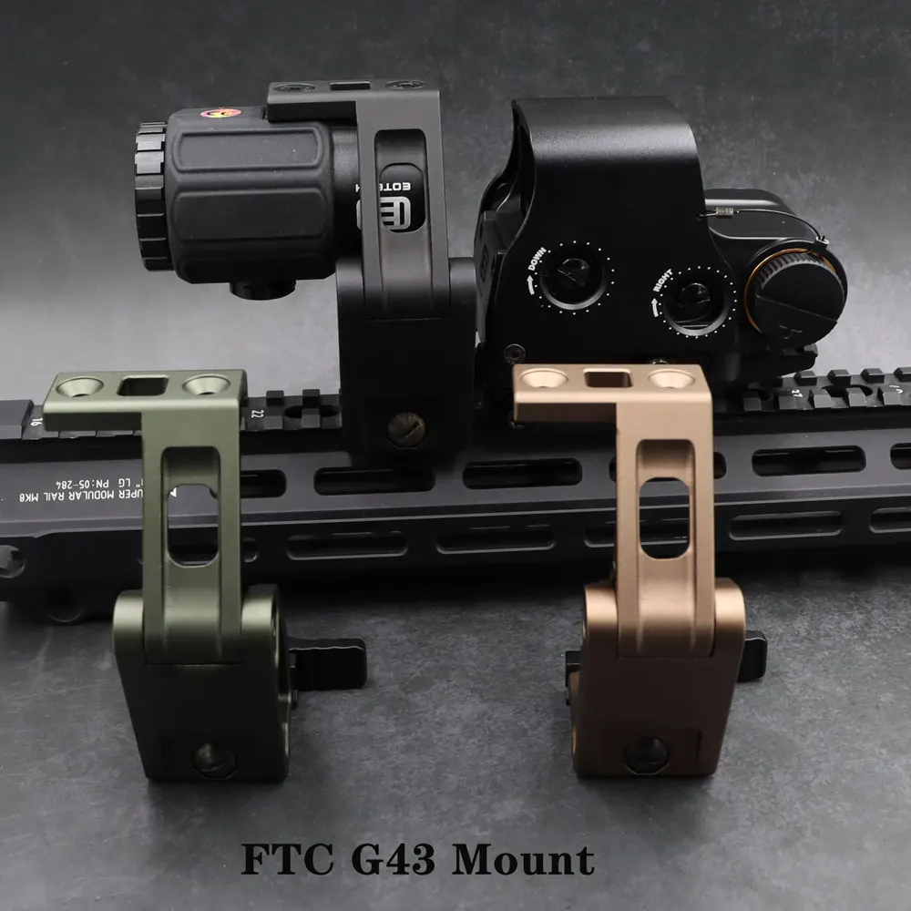 

FAST FTC Mount For G43 558 EXPS Magnifier CNC Tech Black FDE Colors Scope Mount Hunting Accessories NO logo