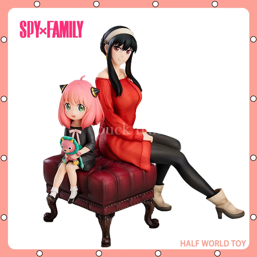 

15cm Spy×Family Anime Figures Yor Forger Anya Forger Figures Sitting Sofa Kawaii Figurine Pvc Statue Model Desk Decora Ornament