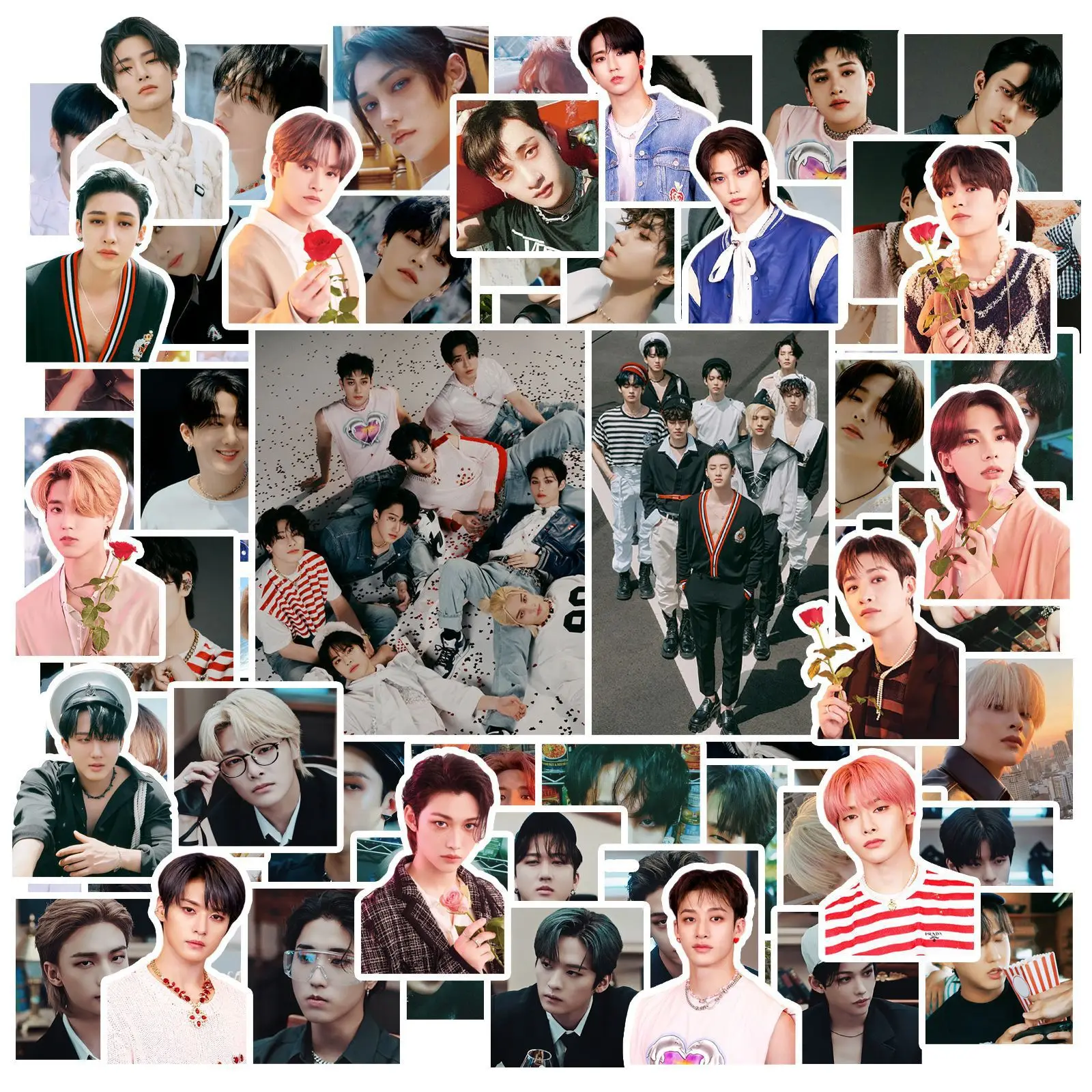 

100 шт., детские наклейки в стиле K-POP для фотографий